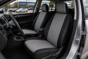 Авто Чехлы на сиденья автоткань премиум+алькантара Ауди Ку5 Audi Q5(FY) (2016-2020) 309 фото