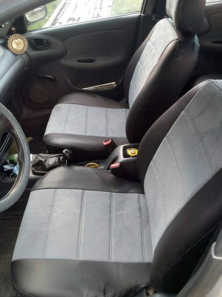 Авто Чехлы на сиденья экокожа+алькантара Subaru Outback III Рестайлінг 2006-2009 універсал 5 дв 5970 фото