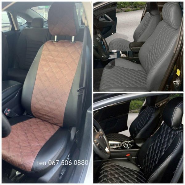 Авто Чехлы на сиденья экокожа аригона 3D Opel Astra H 5д 2004-2009 hatchback 11372 фото
