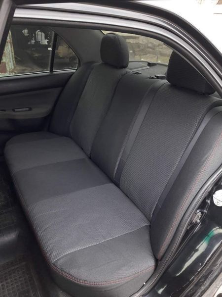 Авто Чохли на сидіння чохли з автотканини на сиденья автомобиля Toyota Avensis I поколение (FL) 2000-2003 седан 1826 фото