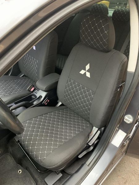 Авто Чохли на сидіння автотканина преміум Toyota Aygo c 2005- hatchback 2581 фото